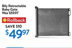 Walmart Bily Retractable Baby Gate offer