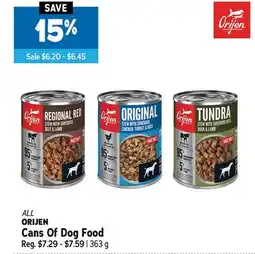 Ren’s Pets Depot ORIJEN Cans Of Dog Food offer