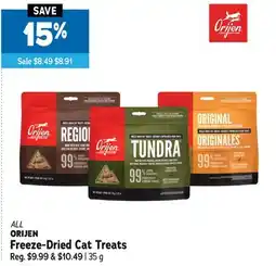 Ren’s Pets Depot ALL ORIJEN Freeze-Dried Cat Treats offer