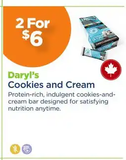 Nature's Source and Nature's Signature Daryl's Cookies and Cream offer