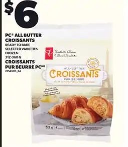 Independent City Market PC ALL BUTTER CROISSANTS 312-360 G offer