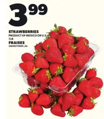 Independent City Market STRAWBERRIES 1 LB offer