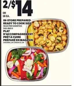 Independent City Market IN-STORE PREPARED READY TO COOK SIDE 545-865 G offer