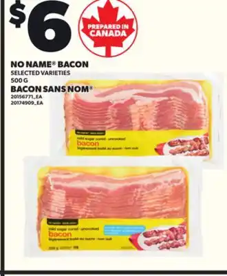 Independent City Market NO NAME BACON, 500 G offer