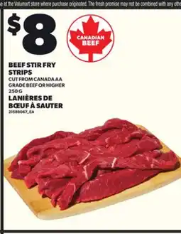 Independent City Market BEEF STIR FRY STRIPS, 250 G offer