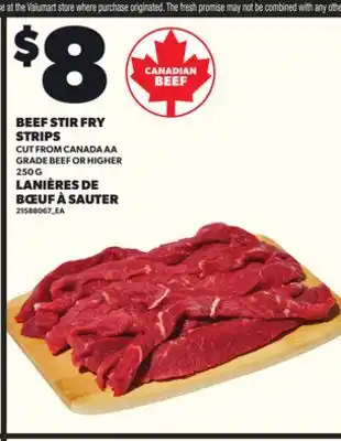 Independent City Market BEEF STIR FRY STRIPS, 250 G offer