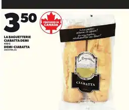 Independent City Market LA BAGUETTERIE CIABATTA DEMI, 450 G offer