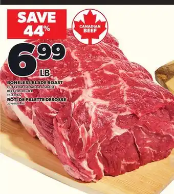 Independent City Market BONELESS BLADE ROAST offer