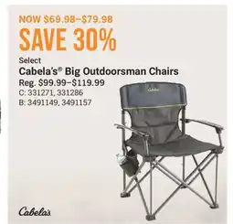 Cabela's Cabela's Big Outdoorsman Chairs offer
