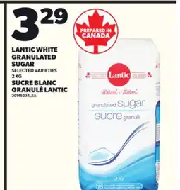 Independent City Market LANTIC WHITE GRANULATED SUGAR, 2 KG offer