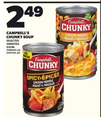 Independent City Market CAMPBELL'S CHUNKY SOUP, 515 ML offer