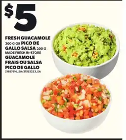 Independent City Market FRESH GUACAMOLE 300 G OR PICO DE GALLO SALSA 200 G offer