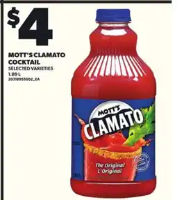 Independent City Market MOTT'S CLAMATO COCKTAIL 1.89 L offer