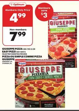 Independent City Market GIUSEPPE PIZZA, 280-785 G OR OR EASY PIZZI, 560-600 G offer