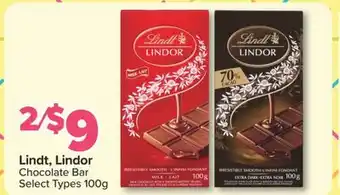 PharmaChoice Lindt, Lindor Chocolate Bar offer