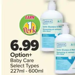 PharmaChoice Option+ Baby Care offer