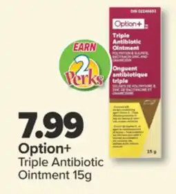 PharmaChoice Option+ Triple Antibiotic Ointment offer