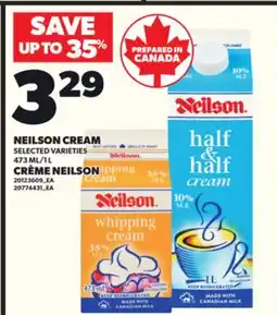 Independent City Market NEILSON CREAM, 473 ML/1 L offer