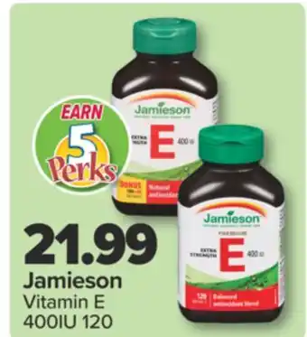 PharmaChoice Jamieson Vitamin E 400IU offer