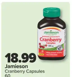 PharmaChoice Jamieson Cranberry Capsules offer