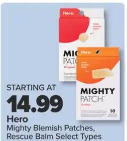PharmaChoice Hero Mighty Blemish Patches, Rescue Balm offer