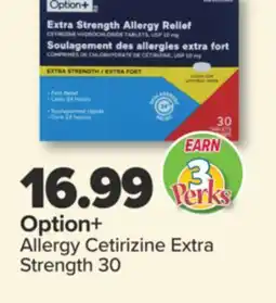 PharmaChoice Option+ Allergy Cetirizine Extra Strength offer