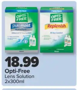 PharmaChoice Opti-Free Lens Solution offer
