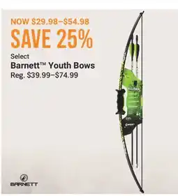 Cabela's Select Barnett Youth Bows offer