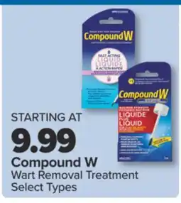 PharmaChoice Compound W Wart Removal Treatment offer
