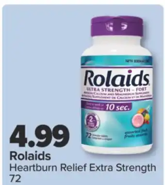 PharmaChoice Rolaids Heartburn Relief Extra Strength offer