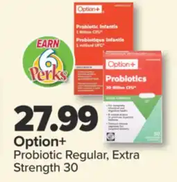 PharmaChoice Option+ Probiotic Regular, Extra Strength offer