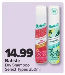 PharmaChoice Batiste Dry Shampoo offer