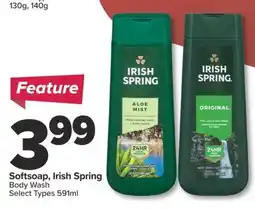 PharmaChoice Softsoap, Irish Spring Body Wash offer