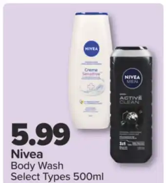 PharmaChoice Nivea Body Wash offer