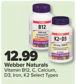 PharmaChoice Webber Naturals Naturals Vitamin B12, C, Calcium, D3, Iron, K2 offer