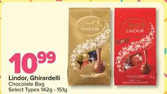 PharmaChoice Lindor, Ghirardelli Chocolate Bag offer