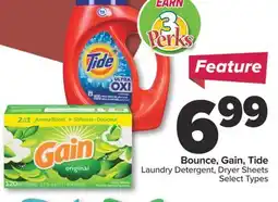 PharmaChoice Bounce, Gain, Tide Laundry Detergent, Dryer Sheets offer