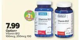 PharmaChoice Option+ Vitamin B12 100mcg, 250mcg 100 offer