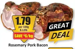 Starsky Rosemary Pork Bacon offer