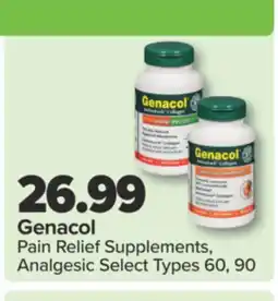 PharmaChoice Genacol Pain Relief Supplements, Analgesic offer