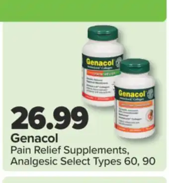 PharmaChoice Genacol Pain Relief Supplements, Analgesic offer
