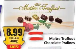 Starsky Maitre Truffout Chocolate Pralines offer
