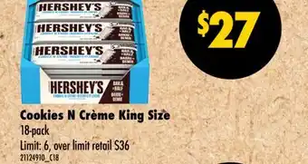 Wholesale Club Cookies N Crème King Size offer