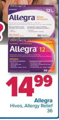 PharmaChoice Allegra Hives, Allergy Relief offer