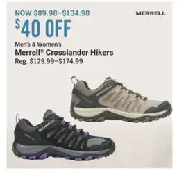 Cabela's Merrell Crosslander Hikers offer