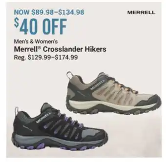 Cabela's Merrell Crosslander Hikers offer