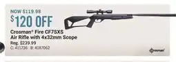 Cabela's Crosman Fire Air Rifle with 4x32mm Scope offer