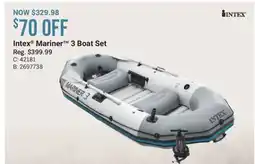 Cabela's Intex Mariner 3 Boat Set offer