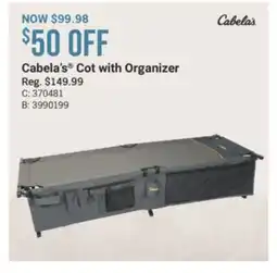 Cabela's Cabela's Cot with Organizer offer
