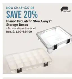 Cabela's Plano ProLatch StowAways Storage Boxes offer